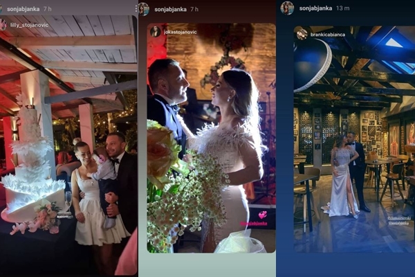 Венчавка како од бајките: Торта на пет ката и две венчаници – портпаролот на ВМРО-ДПМНЕ, Димче Арсовски се венчаше со избраничката Соња