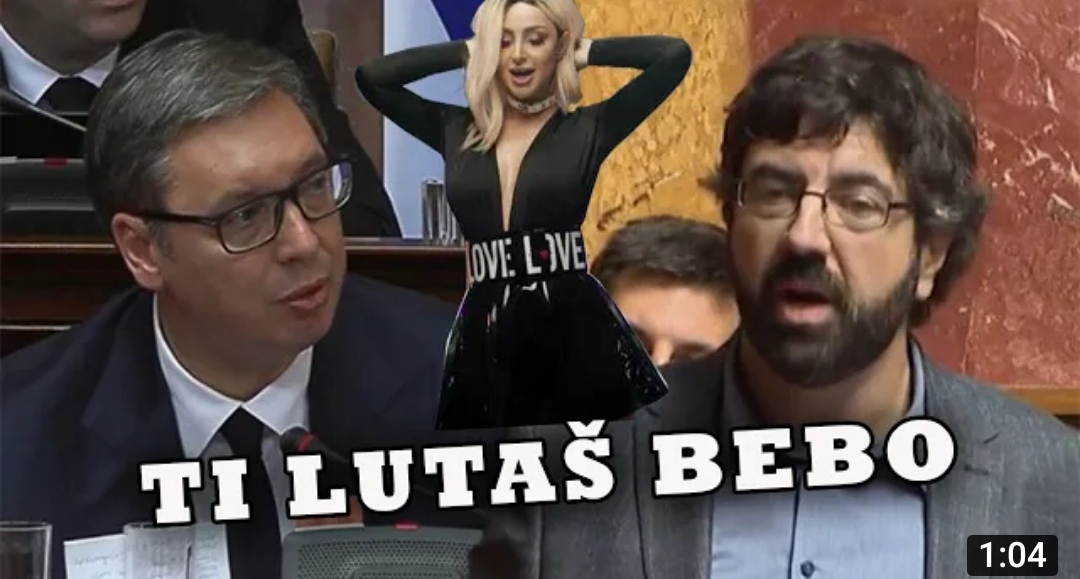 Српски пратеник му рече на Вучиќ ,,Ти луташ бебо, забега” (Видео)