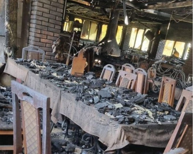 До темел изгоре позната кафеана во Ѓорче Петров! (Фото)