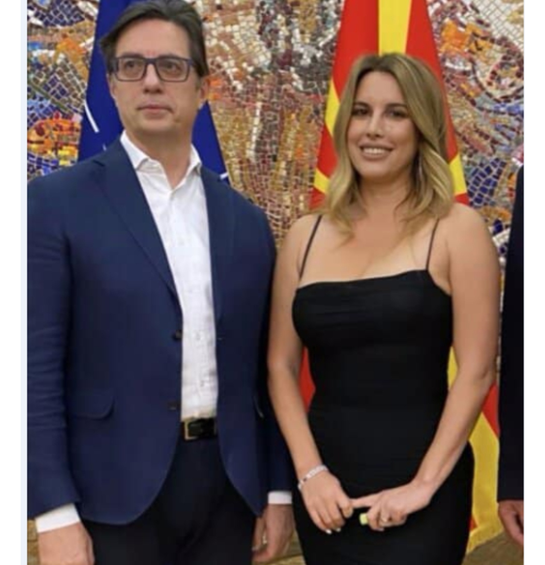 (Видео) Пендаровски во вила Водно ја прими старлетата Нивес Целзиус