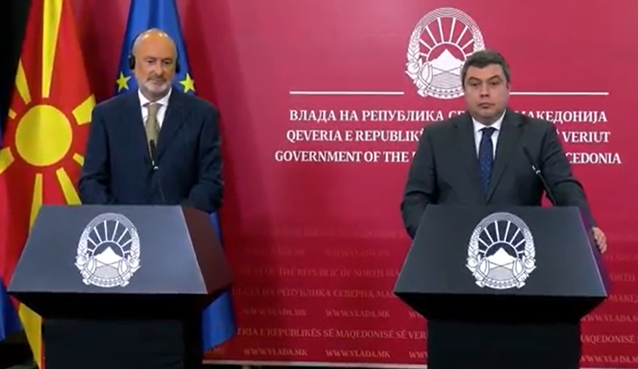 (Видео) Маричиќ ,,пропадна во земја” пред евроамбасадорот Гир на прашање за изедените бифтеци