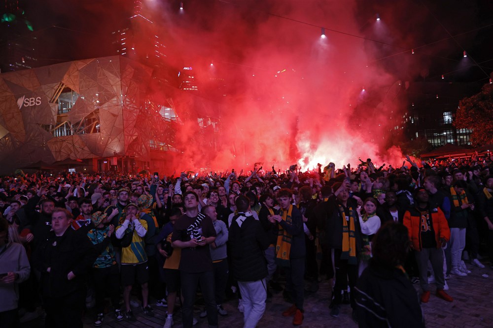 Огромна радост и славење за пласирањето во осминафинале на АВСТРАЛИЈА на СП (Фото и Видео)