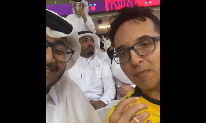 Еве како заврши инцидентот помеѓу навивачот од Катар и Еквадор (ВИДЕО)