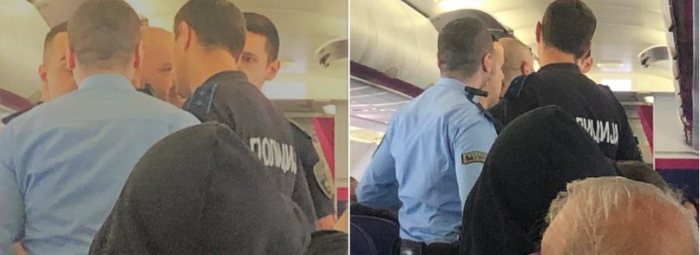 Косовски државјанин се соблекол гол до појас и викал „УЧК“ на летот од Брисел за Скопје