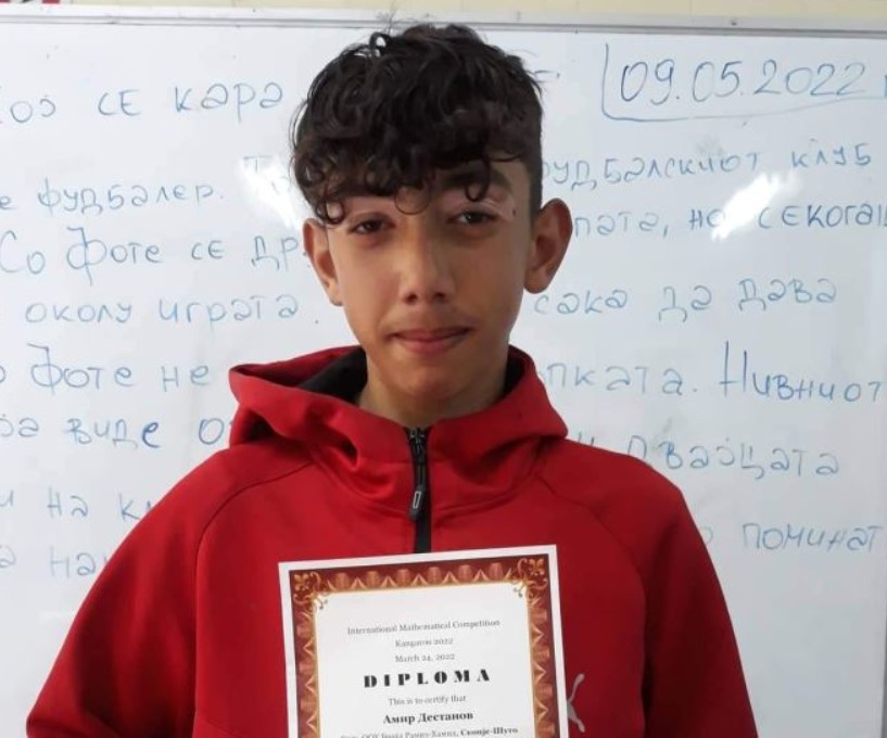 Од дете на улица до супер математичар – Амир Дасанов е македонската надеж за подобро утре