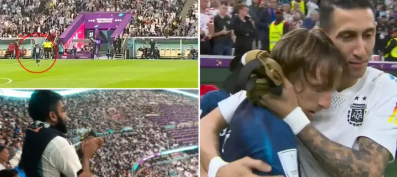 Аргентинците на нозе и со овации го поздравија Модриќ (Видео)