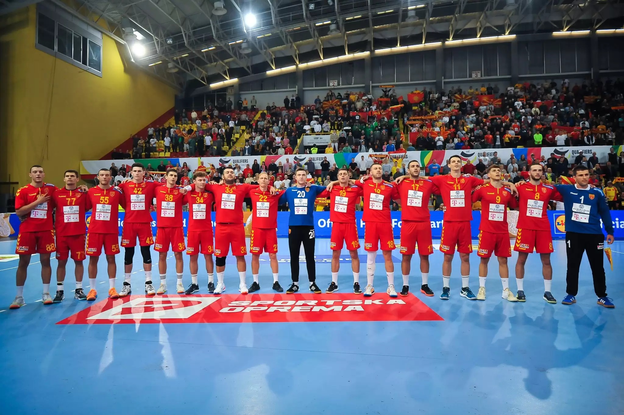 Поддршка за нашите ракометари – Среќно момци, со срце на терен !