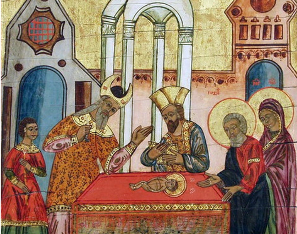 ОБРЕЗАНИЕ ГОСПОДОВО: Осмиот ден по раѓањето во храмот му го дадоа името што го благовести арх. Гаврил на Пресветата Дева