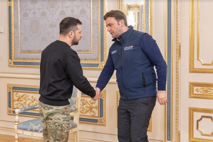 Бујар Османи се сретна со Зеленски: „Ја повикувам Русија веднаш да стави крај на агресијата“