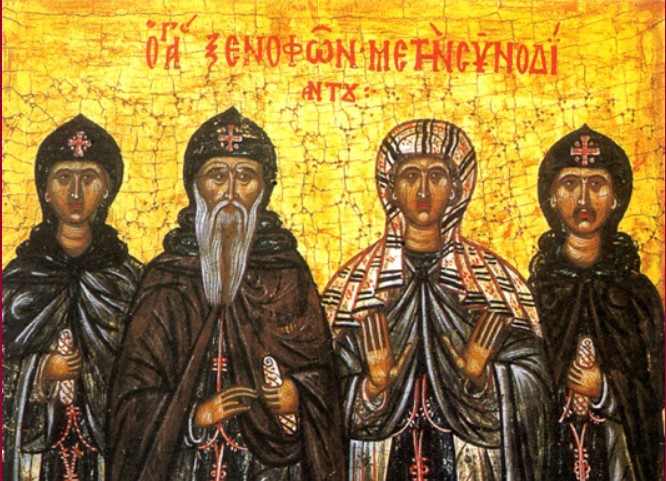 Преподобните Ксенофонт и Марија и нивните синови Јован и Аркадиј