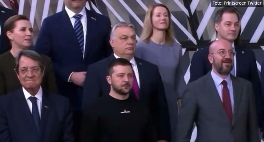 Скандали во Брисел! – Зеленски дојде да се слика, Орбан не му аплаудираше
