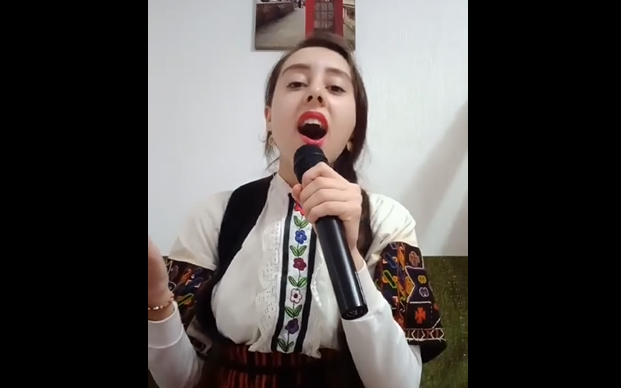 Девојчето со ангелски глас: Слушнете ја Анастасија како пее песна за Гоце (Видео)