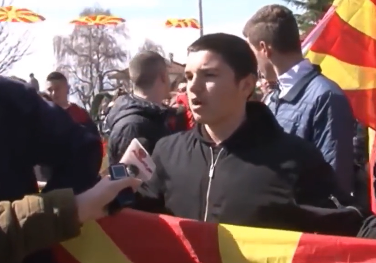 Излезе видео од Пендиков на патриотски протест за Македонија – Што рекол пред да стане Бугарин …