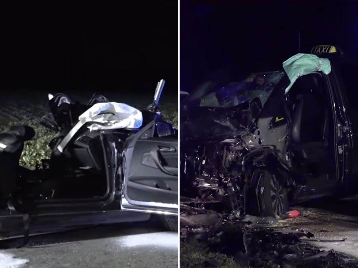 (ВИДЕО) Страшни сцени – Згмечени возила, мртви германски фудбалери