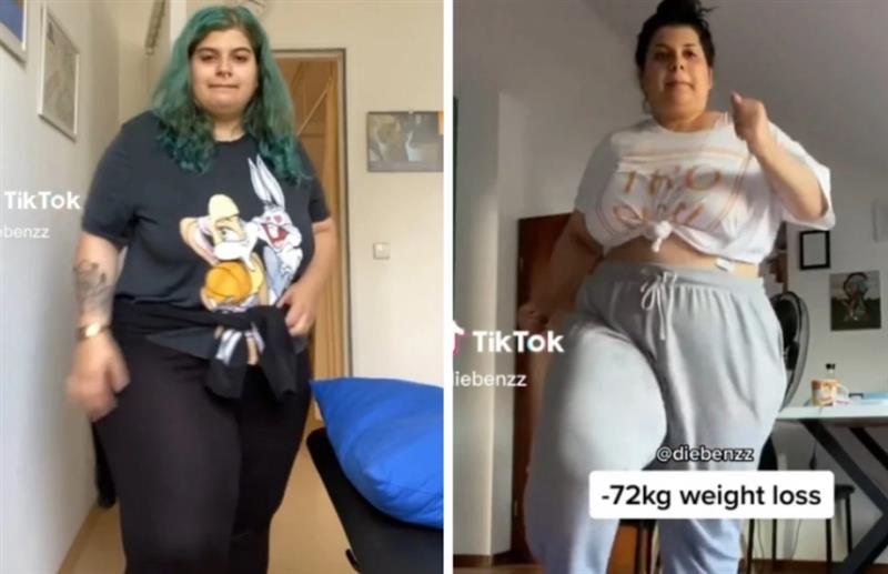 Како ослабела -74 килограми ! Видео што го видоа 1,3 милиони корисници