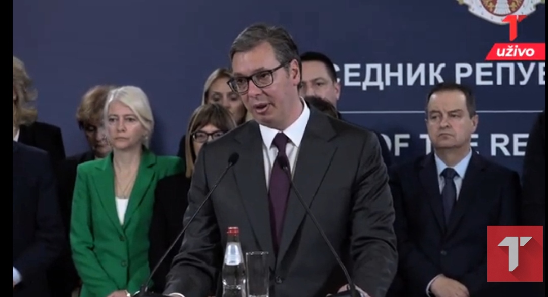 (Видео) Обраќање на Вучиќ: „Ќе примиме уште 1.200 полицајци, ќе ја разоружаме Србија! Овие два напади се ТЕРОРИЗАМ“