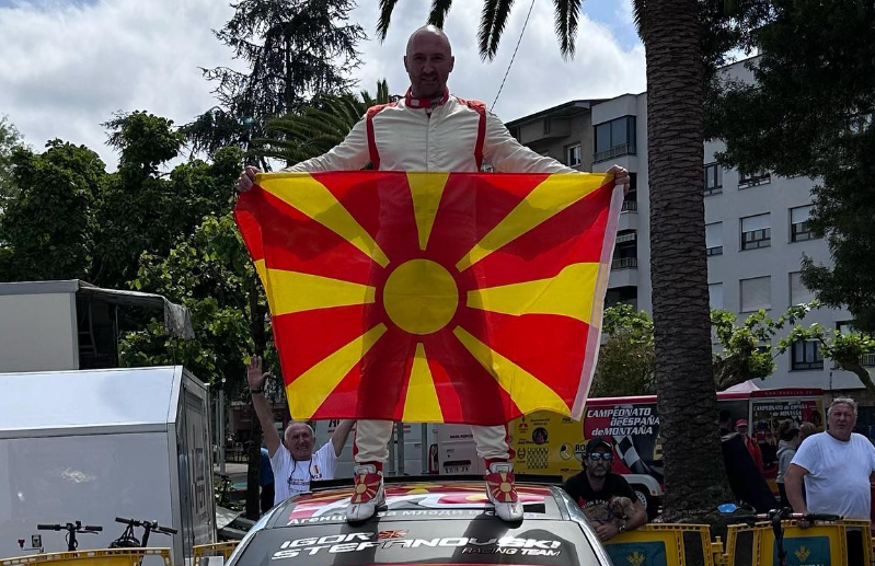 Иџе е македонска гордост: Втора сезонска победа и рекорд на патеката во Шпанија