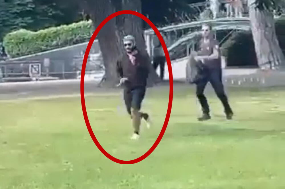 МОМЕНТ НА ХОРОР ВО ФРАНЦИЈА! Монструмот кој ИЗБОДЕ ДЕЦА снимен како бега со нож во рака! (ВИДЕО)