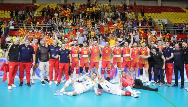 Прва победа за македонските одбојкари во европската Златна лига