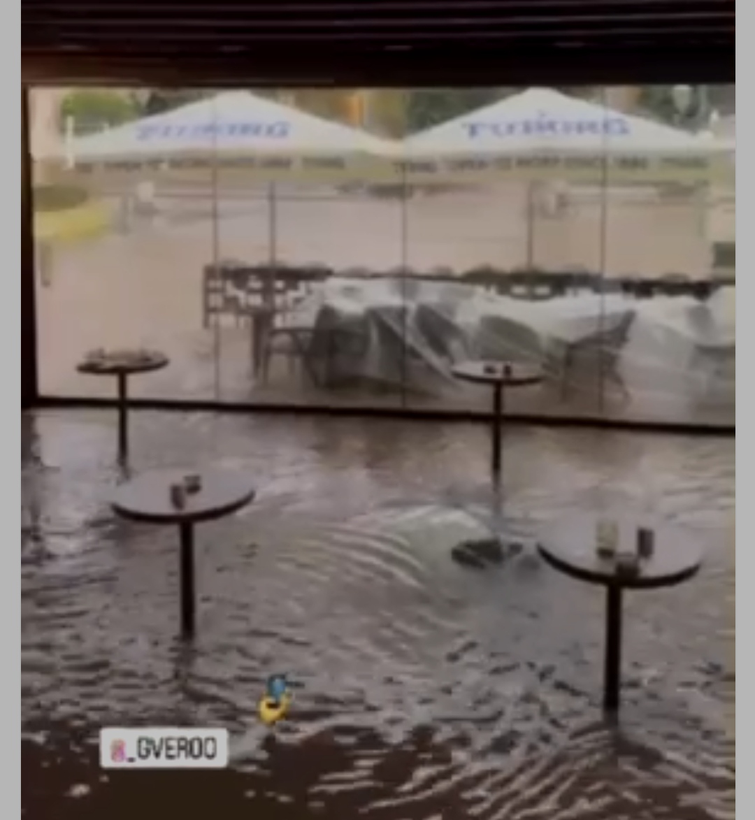 Невремето во Прилеп направи лом по кафулињата (Видео)