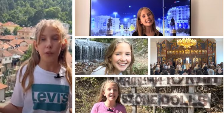 Анастасија ја претставува Македонија пред светот на најубавиот можен начин (ВИДЕО)