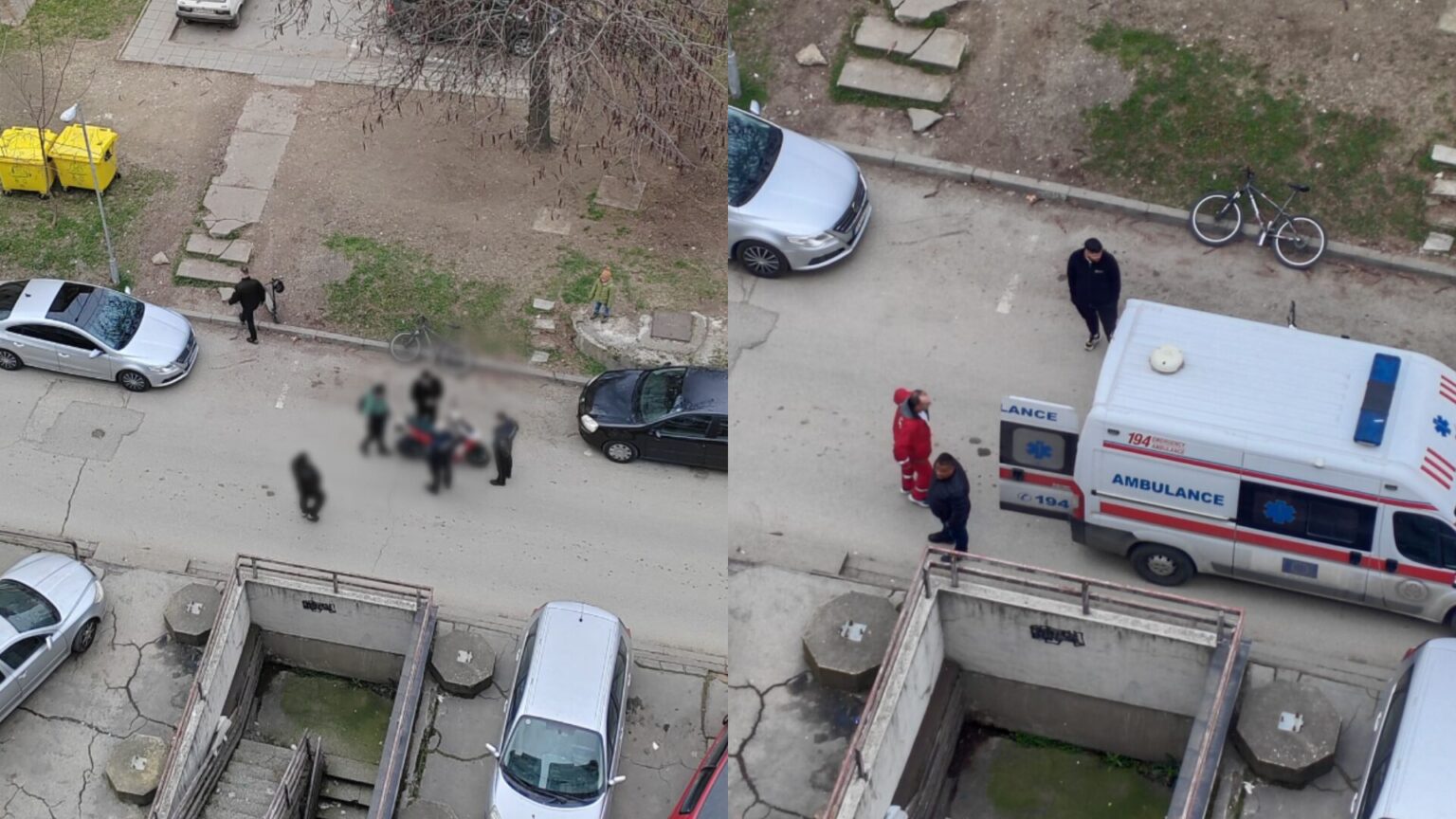 Дете-пешак удредно зад „Скопјанка“ од 23-годишник со мопед – однесено е во болница, има повреди