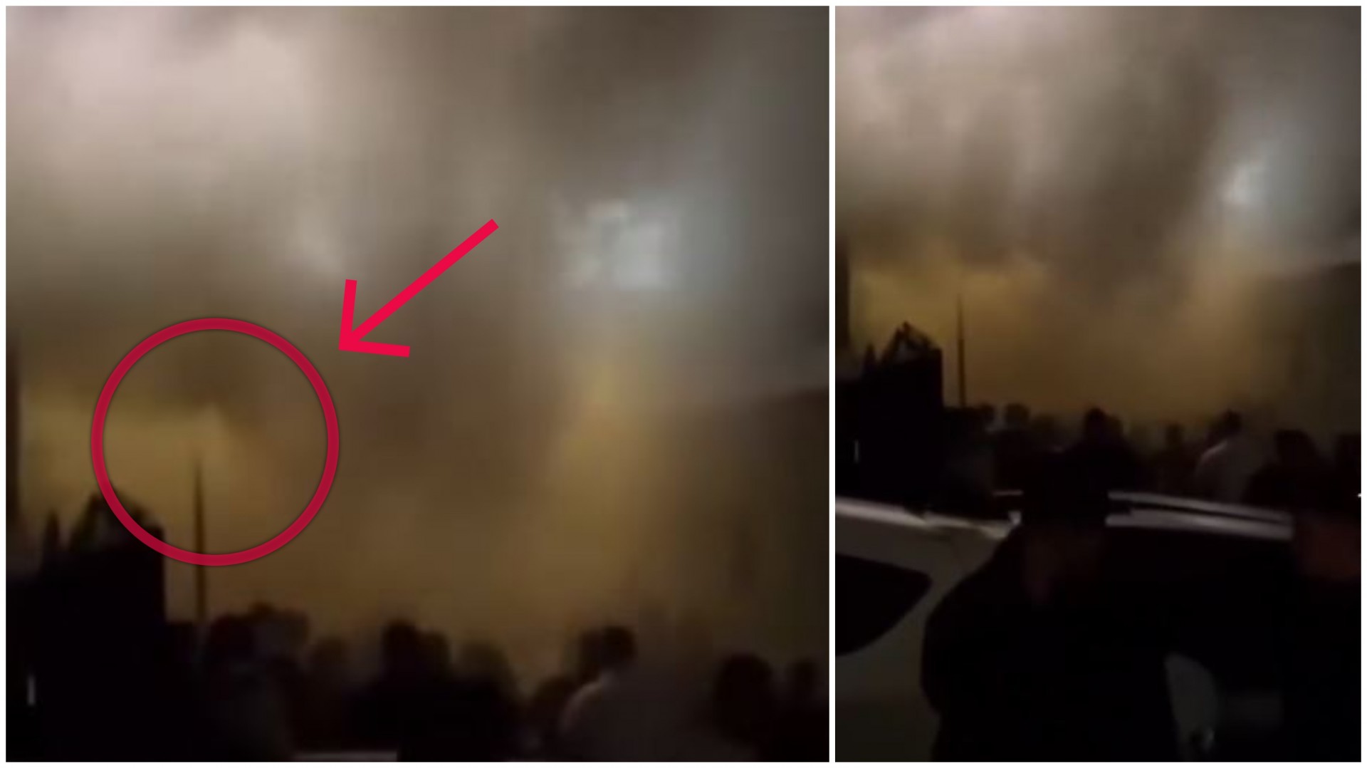 Можеби најдраматичната снимка од „Пулс“: Се гледа колку се влошила ситуацијата во само неколку минути