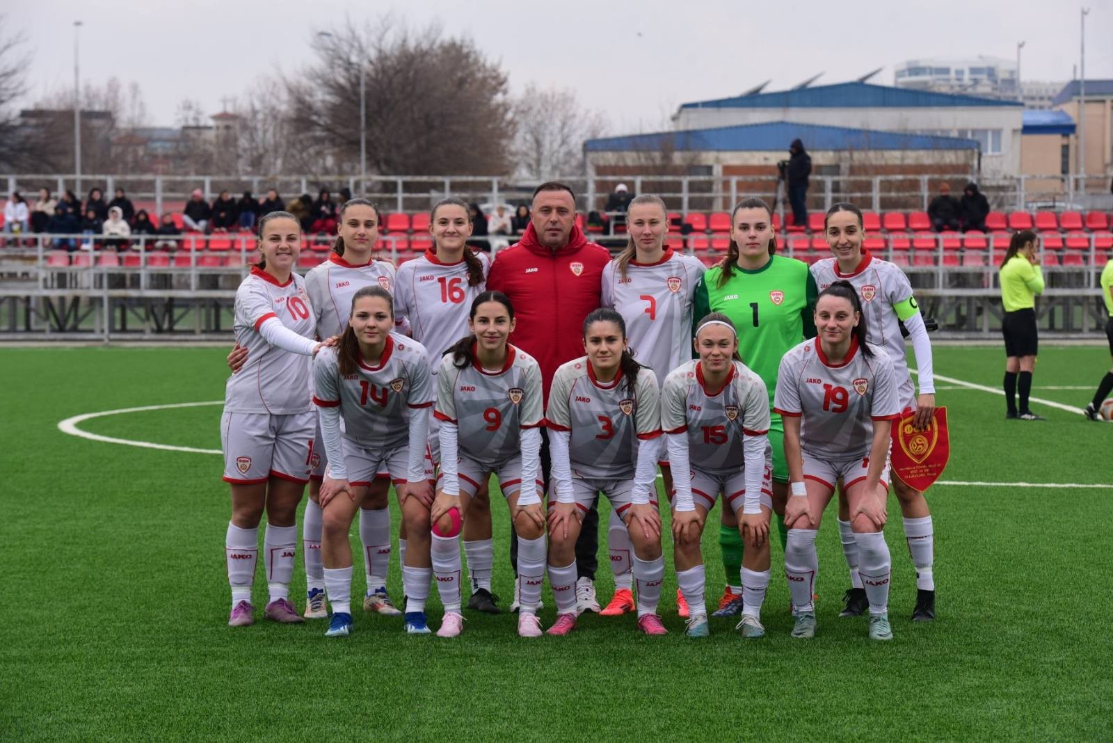 Женската репрезентација на Македонија до 19 на квалификациски турнир во Хрватска