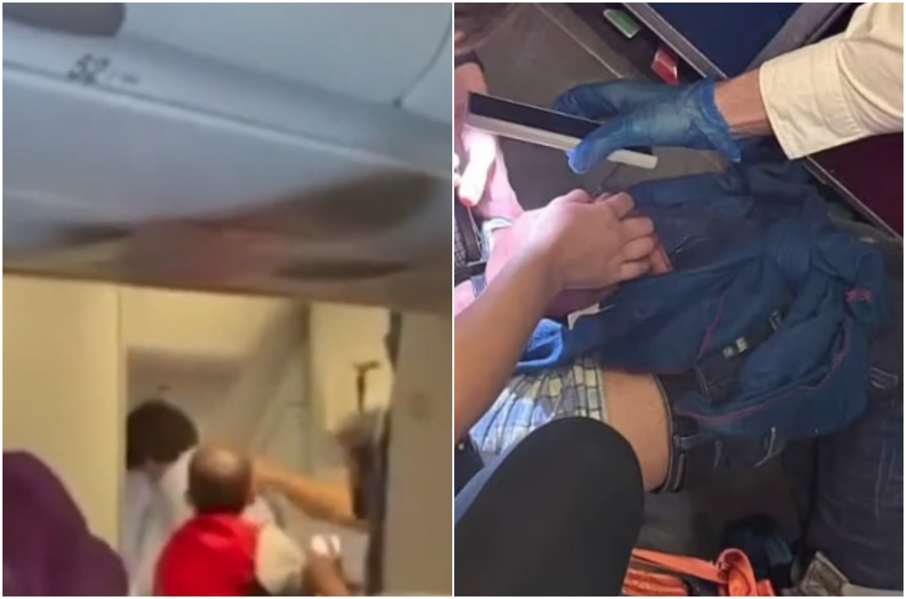 ВИДЕО: Хорор на лет од Мадрид до Каракас, патник се обиде да ја отвори вратата од авионот