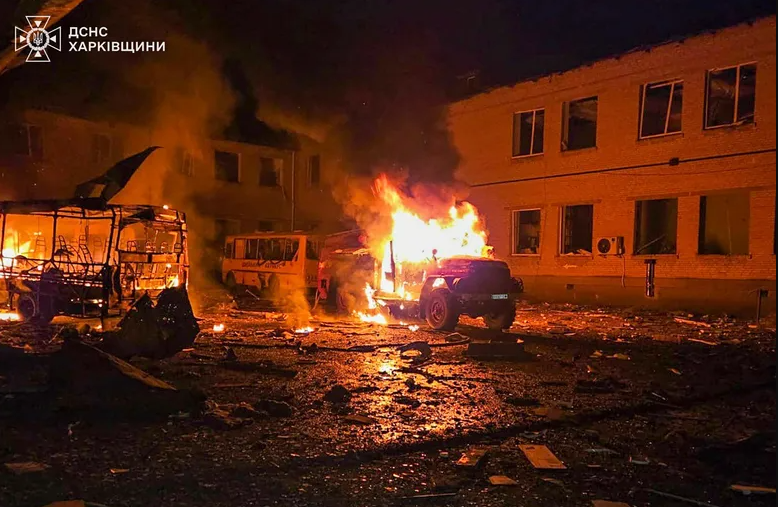 Голем украински напад врз Русија, погодени се неколку важни места, објавени првите снимки (ВИДЕО)