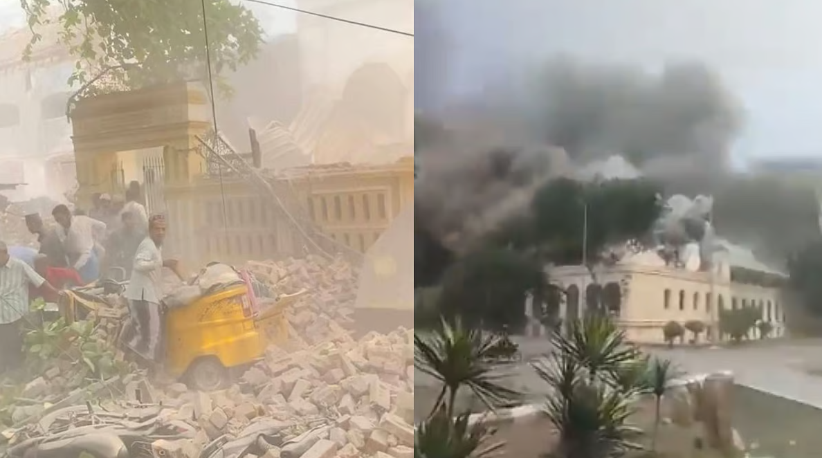 Земјотресот сруши џамија во текот на молитва:  Страшни сцени од Мјанмар, се стравува дека помеѓу жртвите има деца (ФОТО)