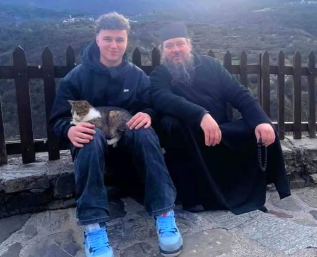 Јован Костадинов во посета на Бигорски манастир