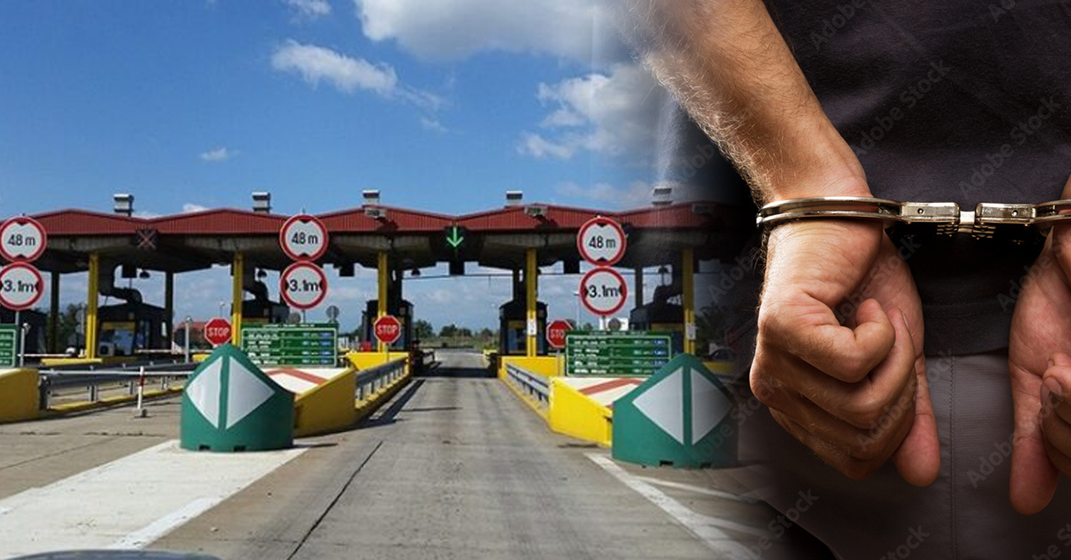 Лишен од слобода неготинец, украл возило и под дејство на алкохол и без возачка дозвола скршил рампи на наплатни станици на автопат