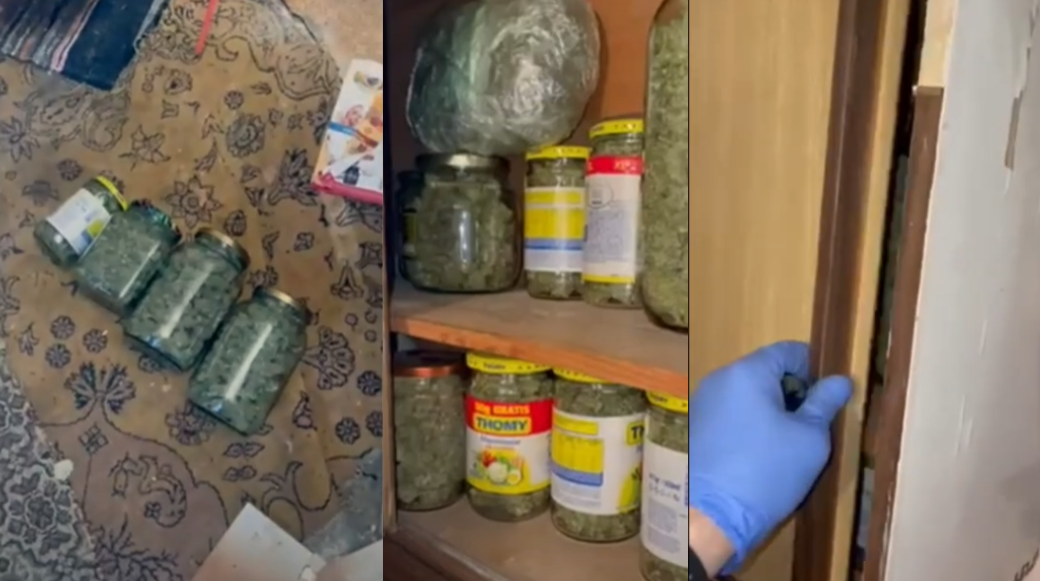 Полицијата објави видео: Уапсен чаричанец, погледнете каде ја криел марихуаната (ВИДЕО)