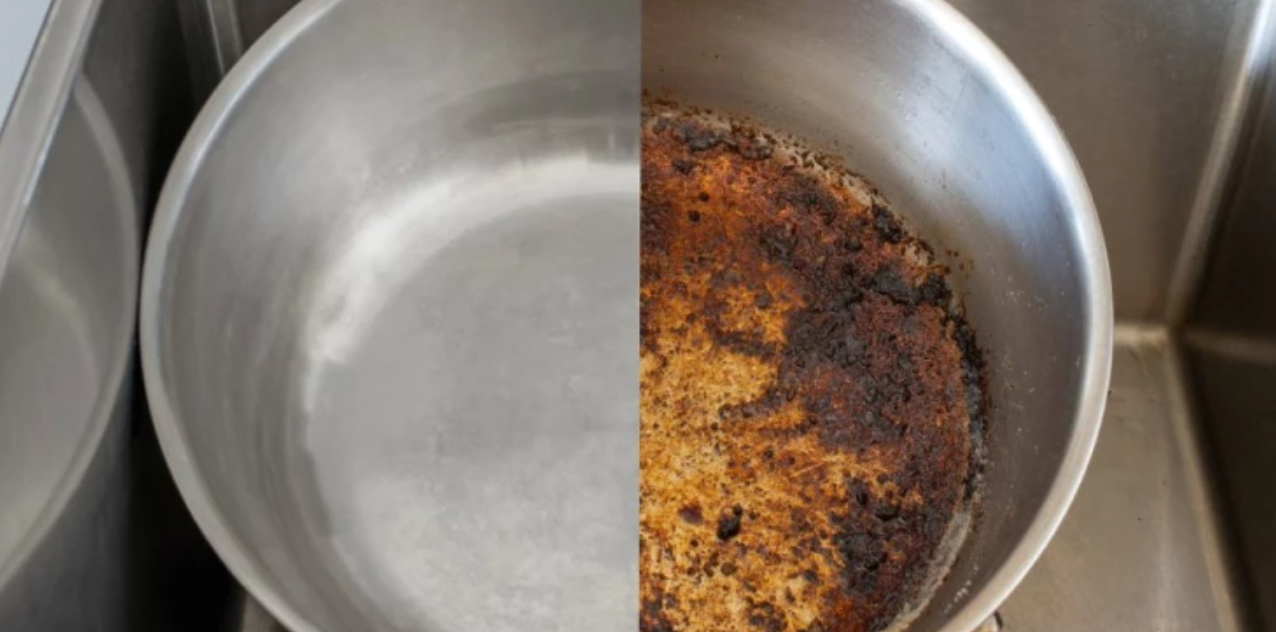 Ова е најлесниот трик како да ги исчистите загорените садови: Потребна ви е само една состојка и 30 секунди