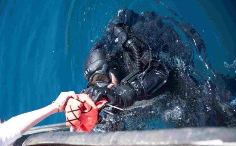 Македонија Нуркачка акција за чистење на дното на Охридското Езеро од цврст отпад