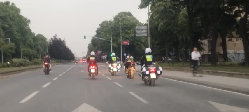 Акциска контрола синоќа во Скопје, 76 сообраќајни прекршоци, 20 санкционирани возачи на мотоцикл