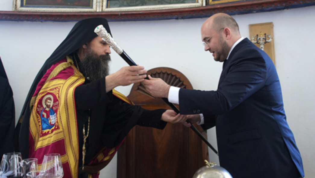 Бугарска делегација присуствуваше на интронизацијата на новиот игумен на Зографскиот манастир