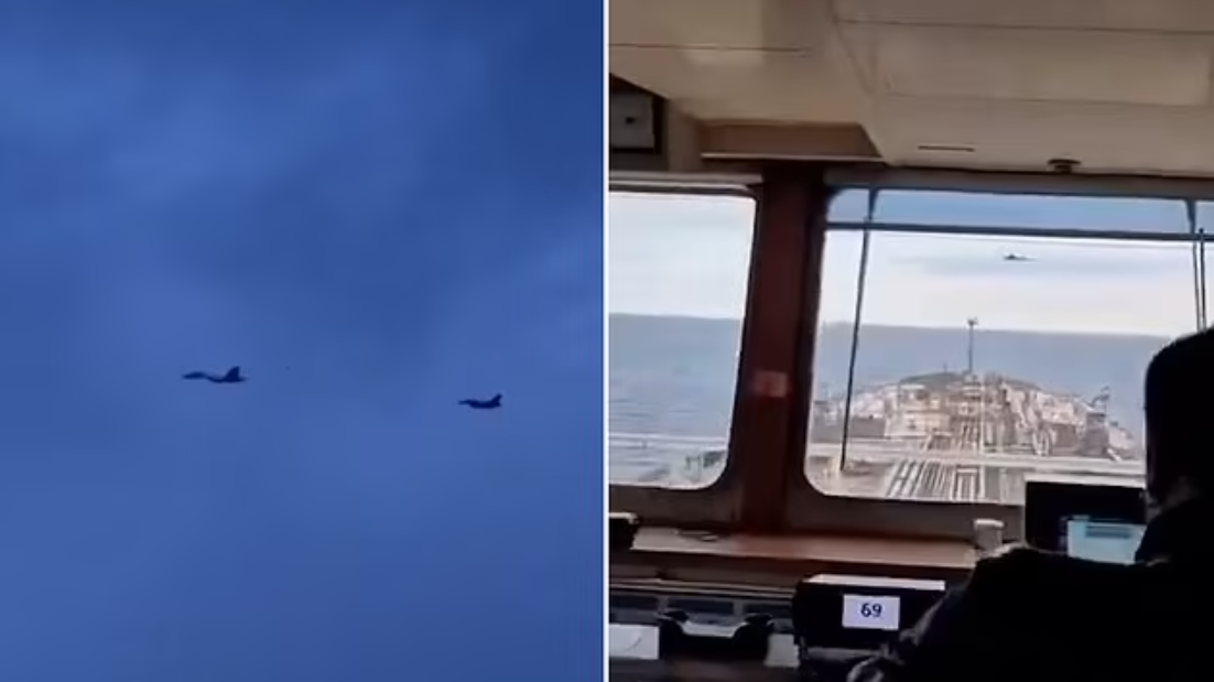 “Вашето барање е одбиено, веднаш променето го курсот”: Објавена драматичната снимка од “двобојот” помеѓу борбените авиони на Русија и НАТО