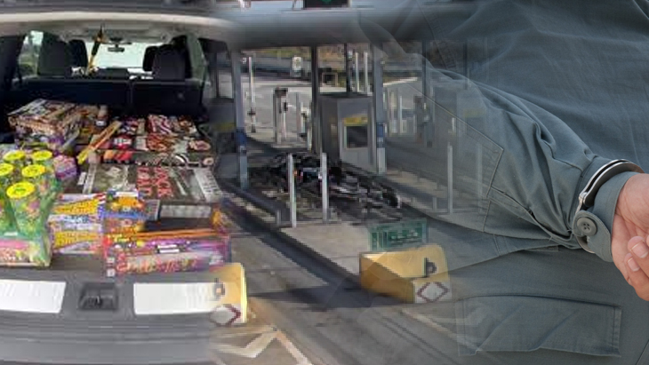 Полицијата уапси скопјанец, во неговото возило биле пронајдени 940 парчиња огномет