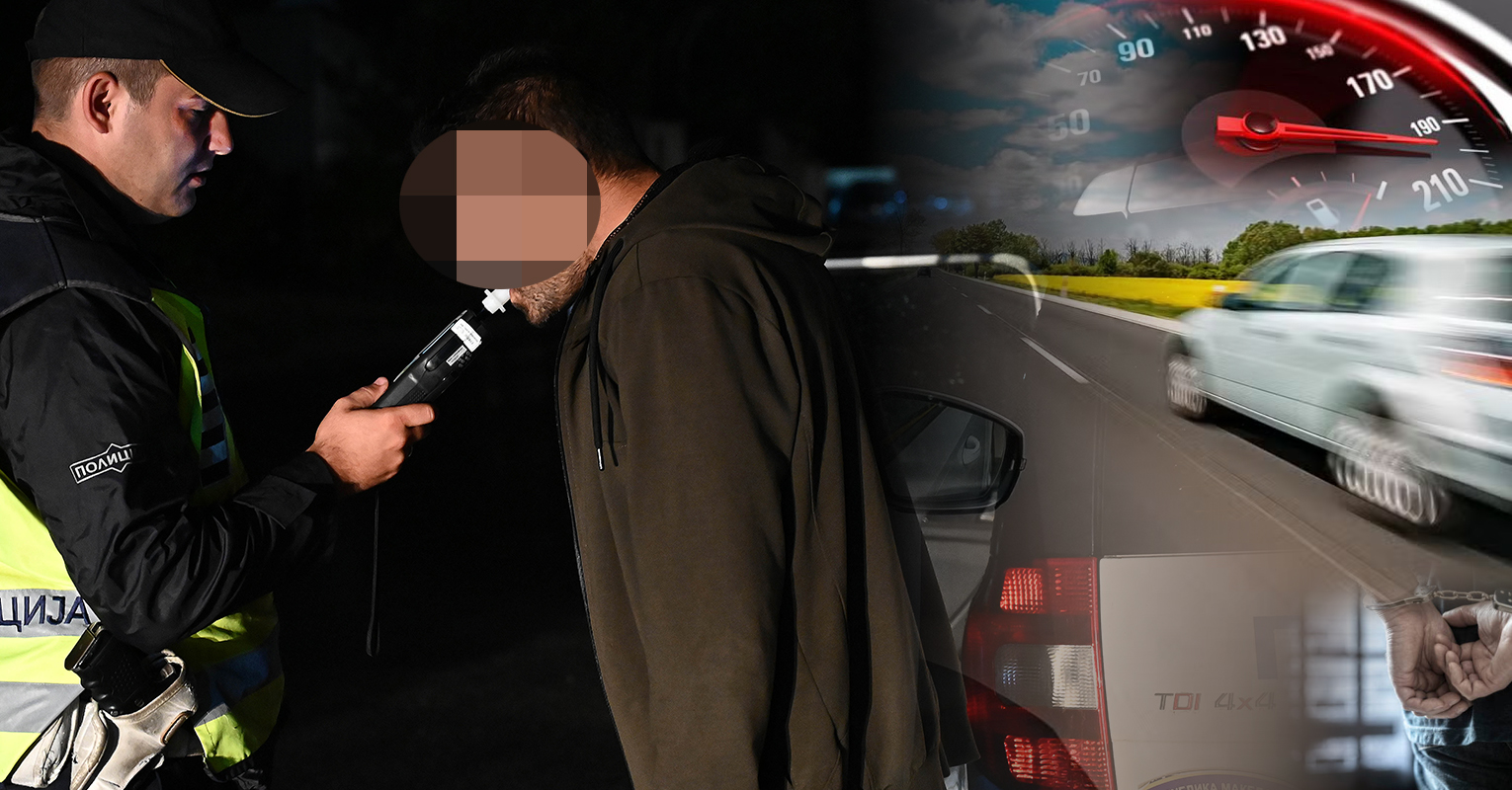 Лишен од слобода возач од струшко, управувал возило со 2,61 промили алкохол во крвта