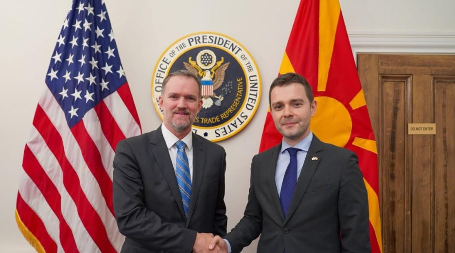 Министерот Муцунски со трговскиот претставник на Трамп: Напредок кон Договор за слободна трговија со САД