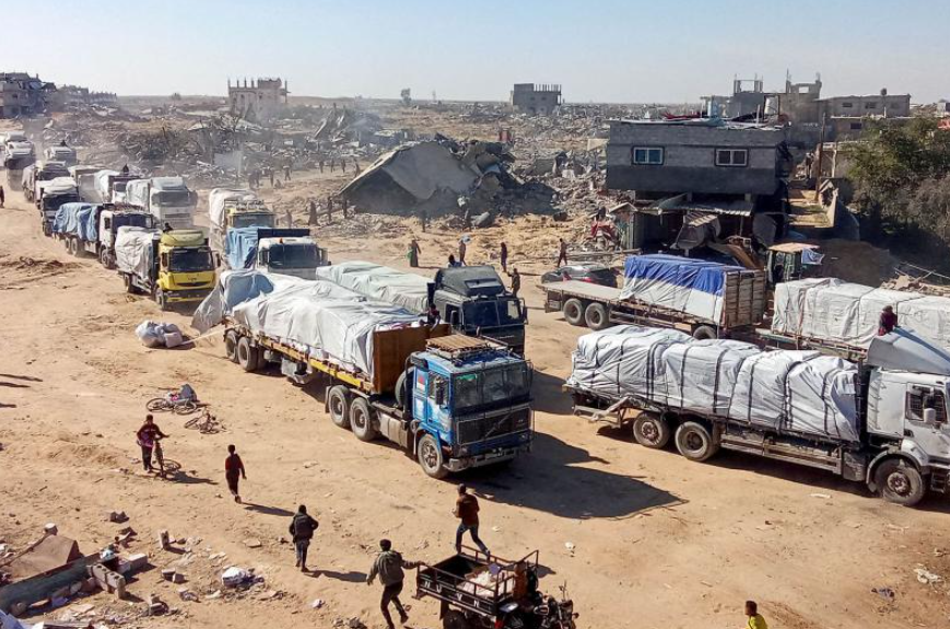 Потребни се 600 камиони хуманитарна помош дневно за да се нахранат два милиони Палестинци