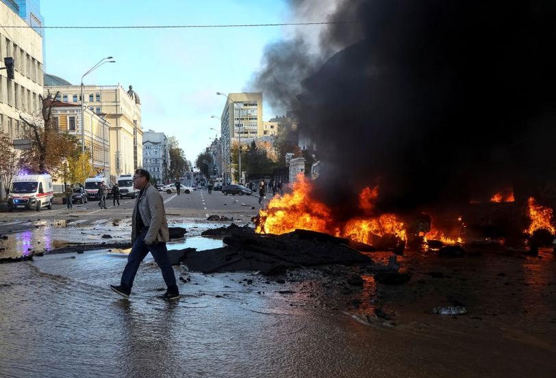 Русија изврши масовен напад врз Киев и Одеса