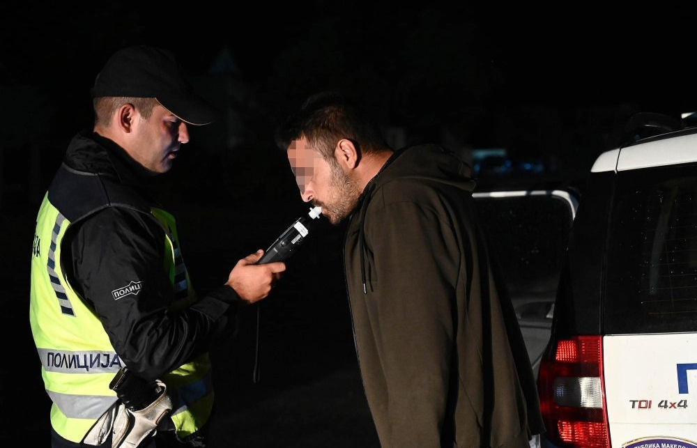 Полицијата уапси возач од Крушево, управувал возило со повеќе од 2 промили алкохол во крвта