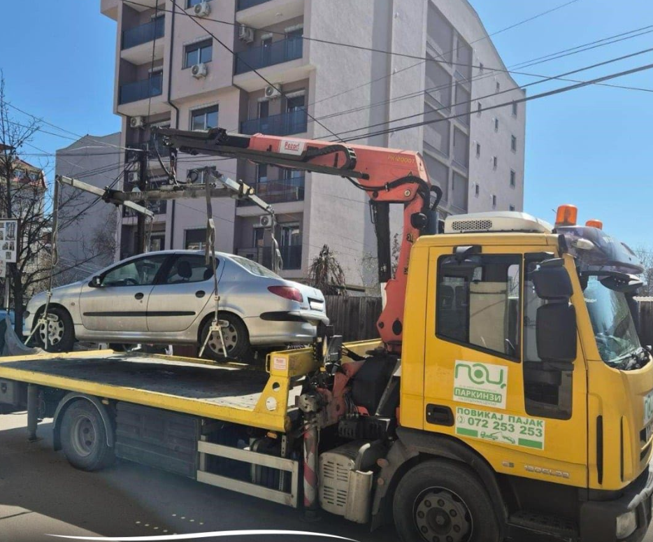 „Пајакот“ минатата недела кренал над 150 непрописно паркирани возила на територија на Општина Центар