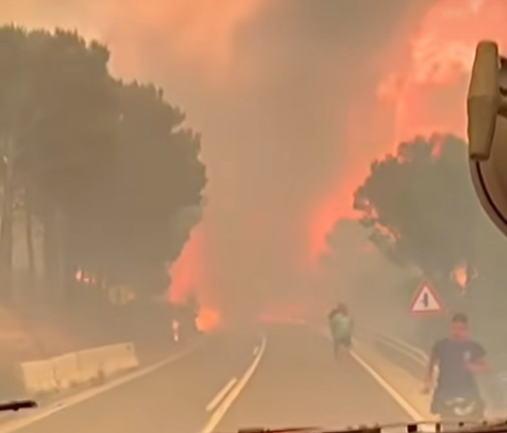 Објавена драматична снимка од епицентарот на пожарот во Хрватска – вистински хорор [ВИДЕО]