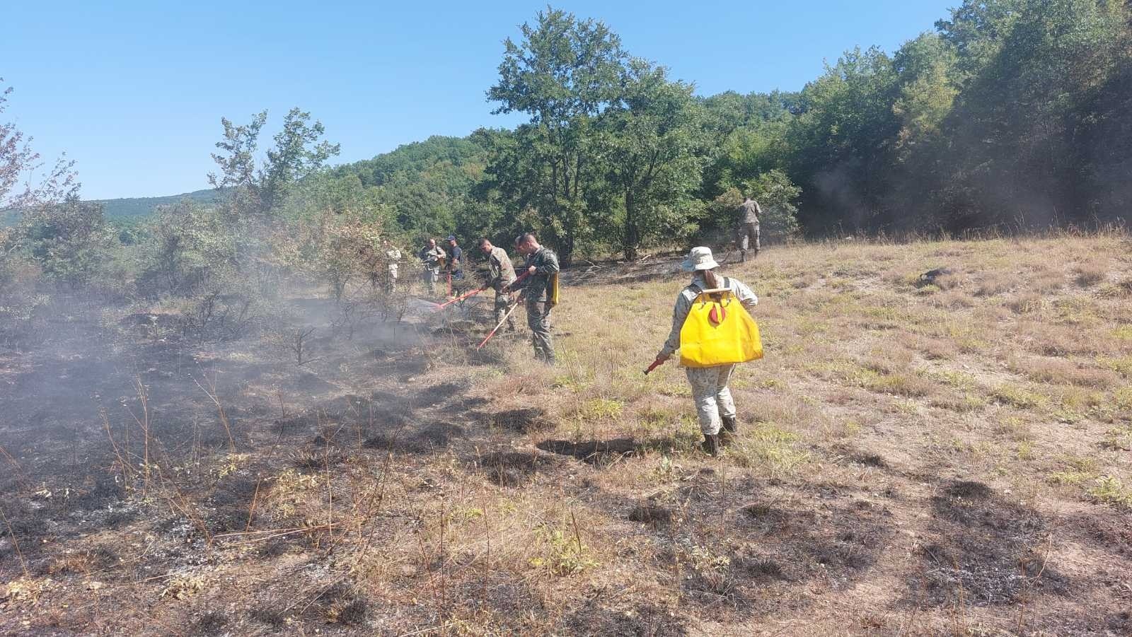 Армијата ангажирана во гаснење пожари кај Велес [ФОТО]