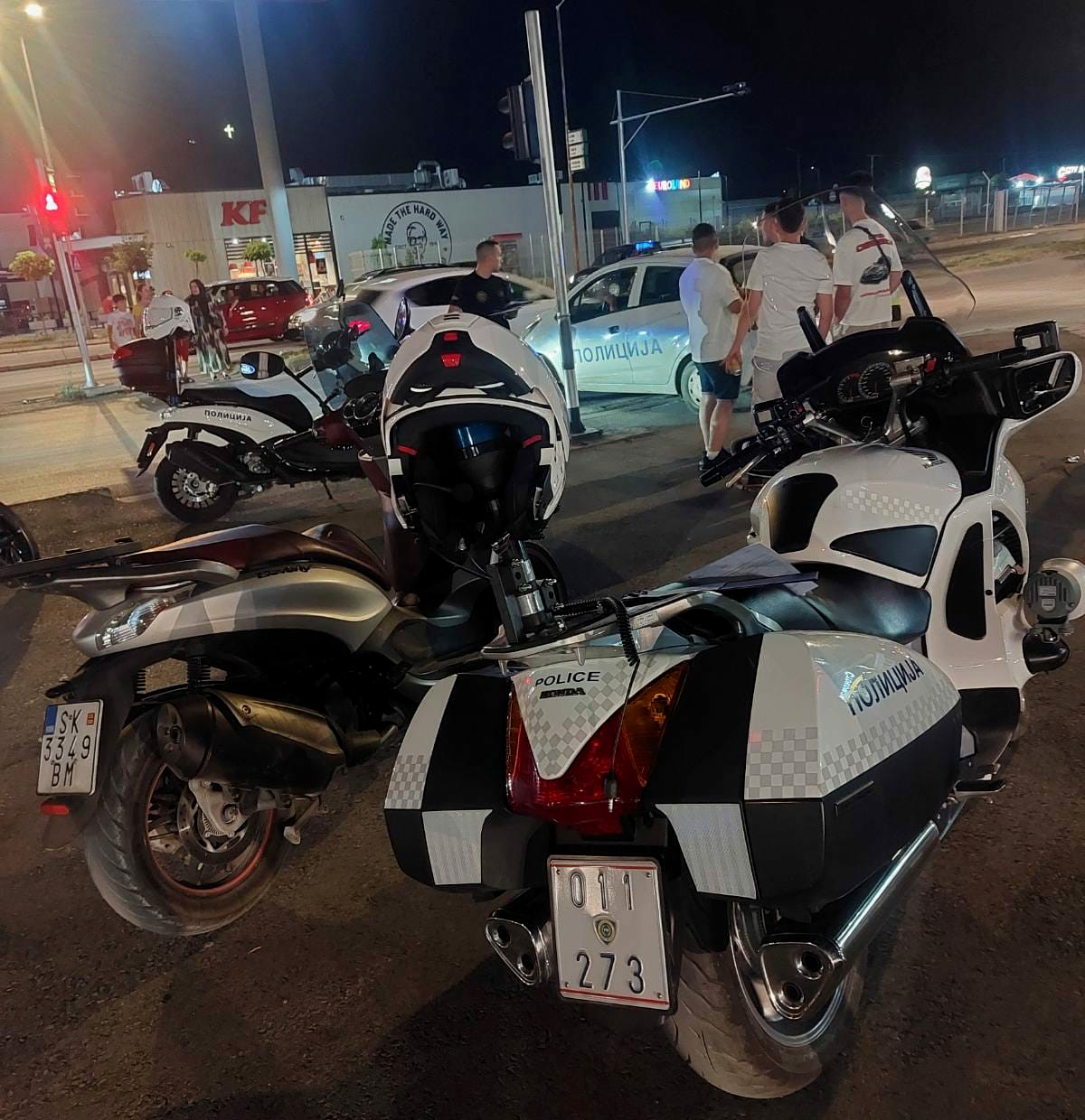 За осум часа 155 сообраќајни прекршоци во Скопје, 51 санкција за возачи на мотоцикл