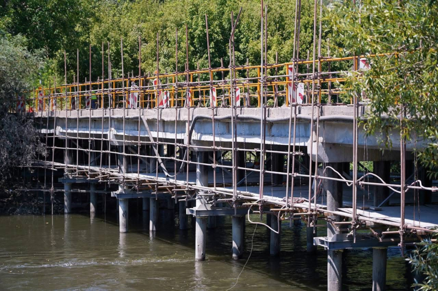 Трајановски: Мостот на Вардар кај Башино село е целосно ставен во функција, по санирањето на повеќедеценискиот проблем